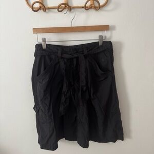 The North Face black cargo nylon belted skirt 8